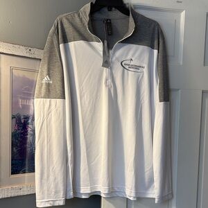 Adidas XL 1/4 neck zip performance shirt! NWT!